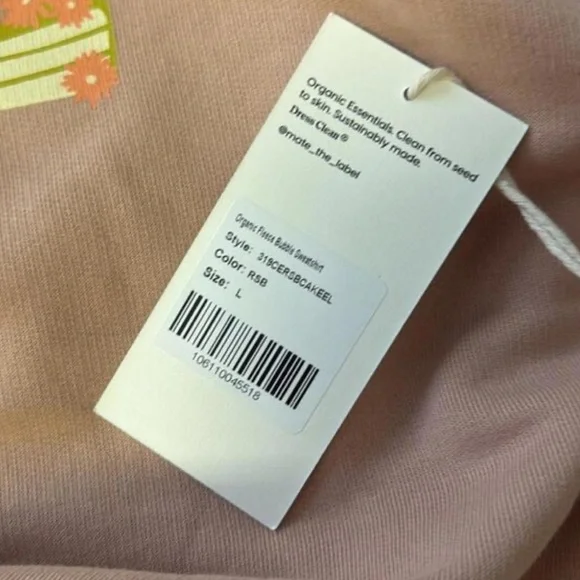 Mate the label organic fleece bubble sweatshirt - Picture 5 of 7
